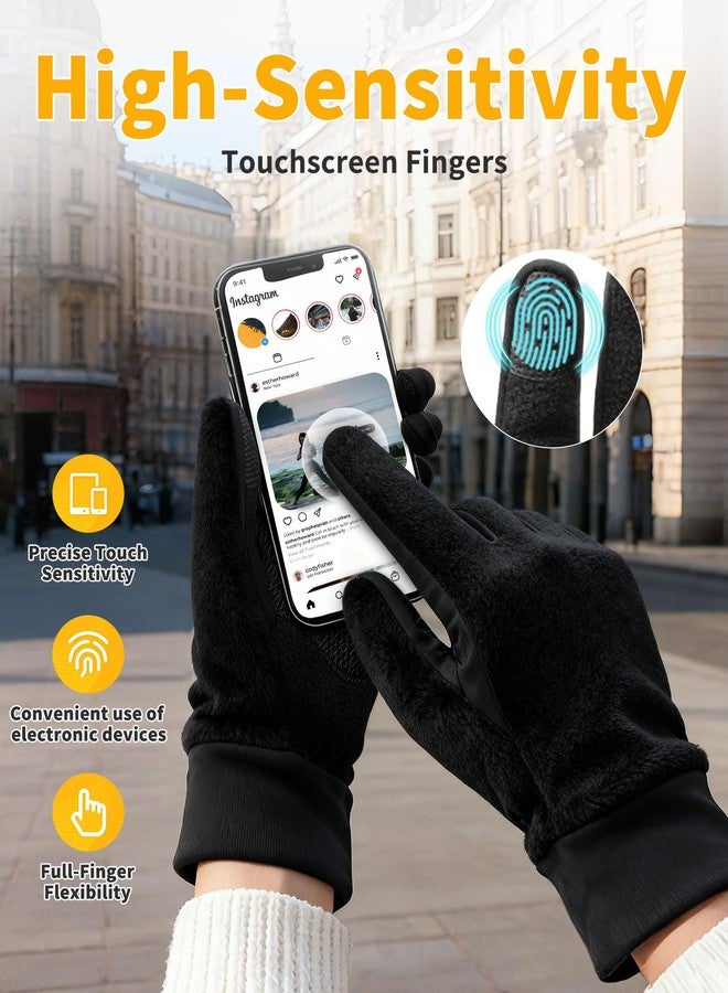 قفازات OnWander الشتوية للنساء والرجال، مقاومة للرياح والطقس البارد، مزودة بخاصية اللمس، مانعة للانزلاق، دافئة، مناسبة للتنقل والجري وركوب الدراجات والقيادة. - Image 2